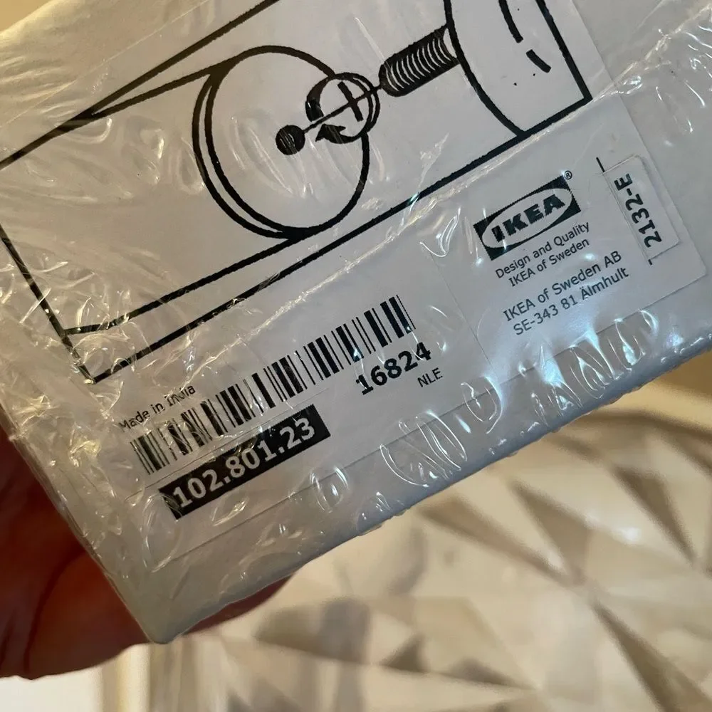 IKEA Befogad Curtain Rod Decorative End Knobs New